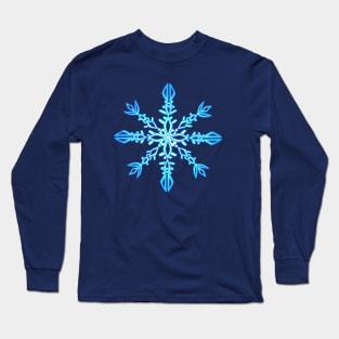 Snowflakes - Solo Flake Version Long Sleeve T-Shirt